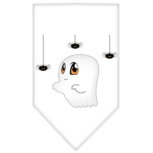 Halloween Pet and Dog Bandana Screen Printed, "Sammy the Ghost" - Image 5