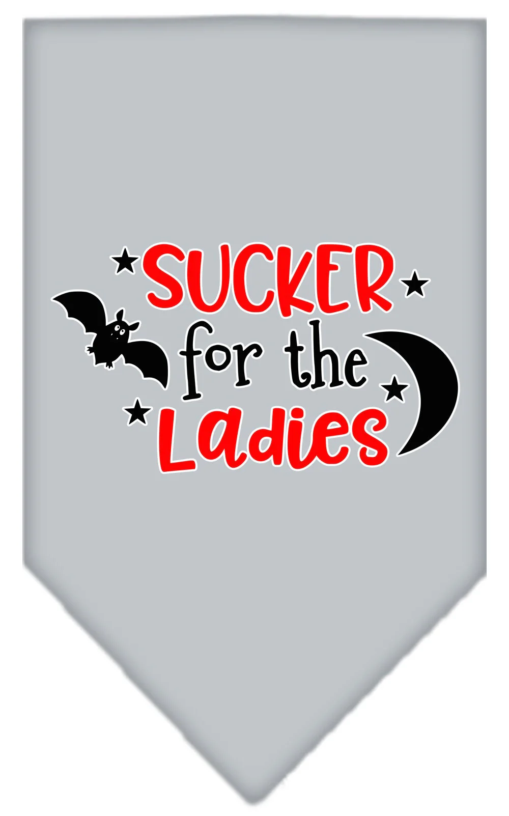 Halloween Pet and Dog Bandana Screen Printed, "Sucker For The Ladies" - Image 3