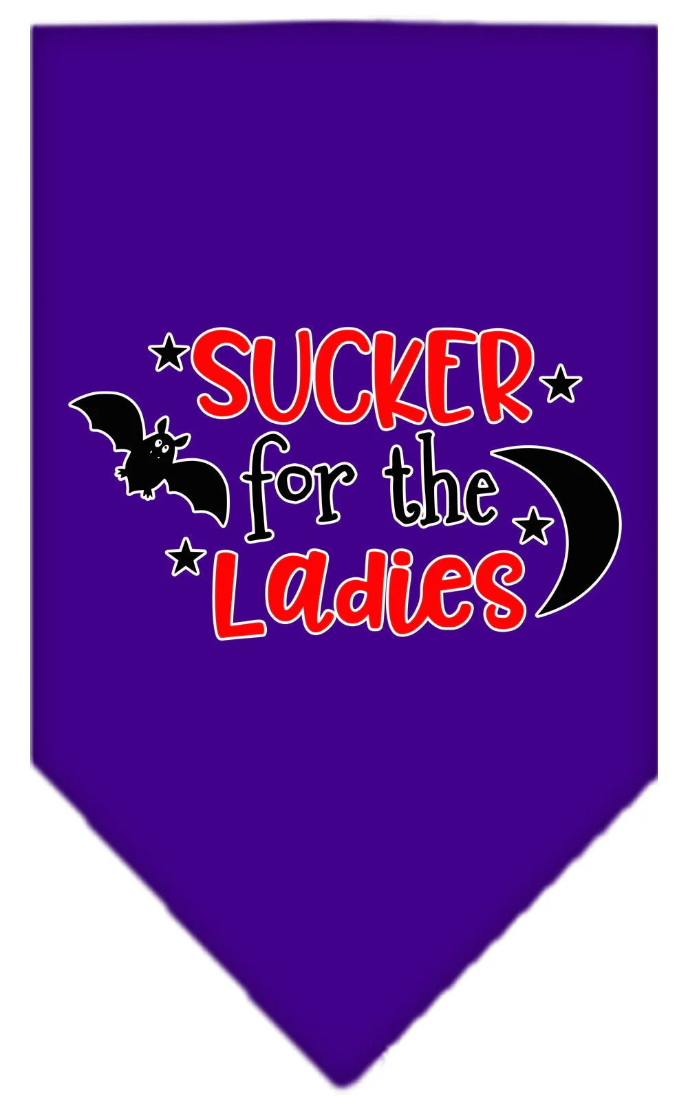 Halloween Pet and Dog Bandana Screen Printed, "Sucker For The Ladies" - Image 4