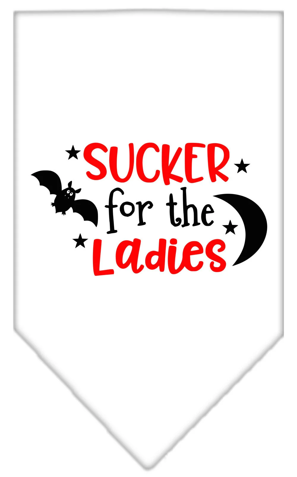 Halloween Pet and Dog Bandana Screen Printed, "Sucker For The Ladies" - Image 5