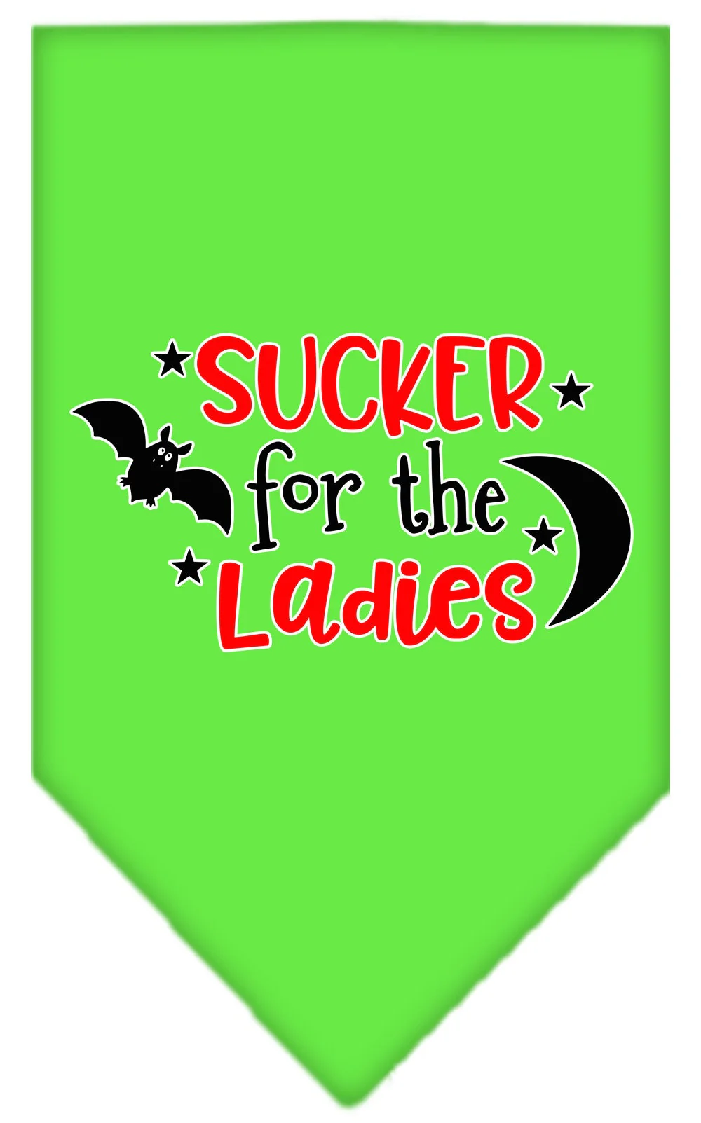 Halloween Pet and Dog Bandana Screen Printed, "Sucker For The Ladies" - Image 6