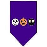 Halloween Pet and Dog Bandana Screen Printed, "The Spook Trio" - Image 3
