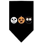 Halloween Pet and Dog Bandana Screen Printed, "The Spook Trio" - Image 5