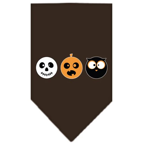 Halloween Pet and Dog Bandana Screen Printed, "The Spook Trio" - Image 6