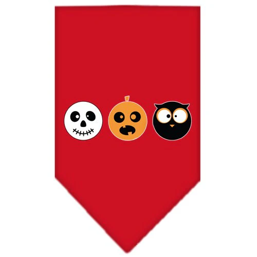 Halloween Pet and Dog Bandana Screen Printed, "The Spook Trio" - Image 9
