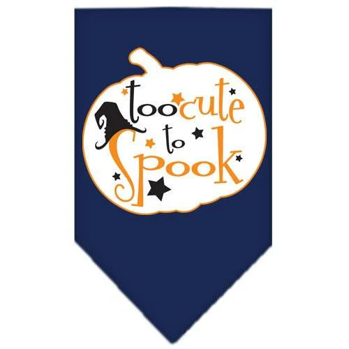 Halloween Pet and Dog Bandana Screen Printed, "Too Cute To Spook" - Image 6