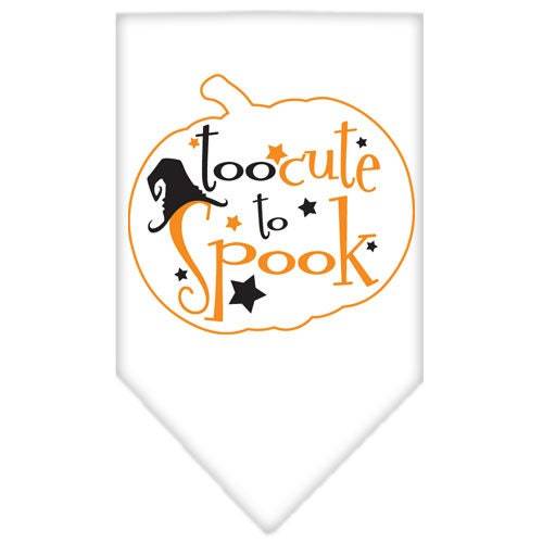 Halloween Pet and Dog Bandana Screen Printed, "Too Cute To Spook" - Image 7