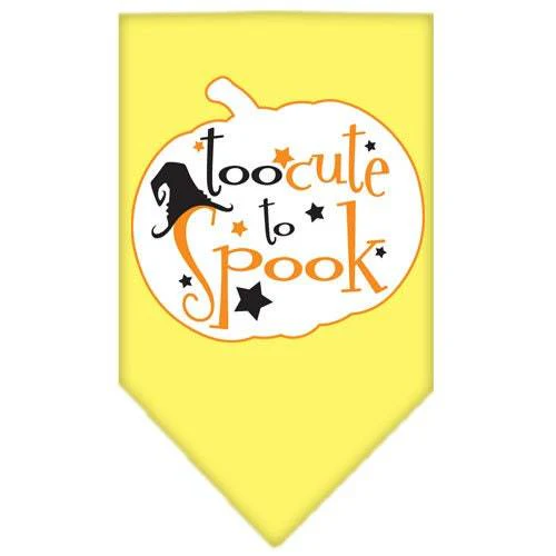 Halloween Pet and Dog Bandana Screen Printed, "Too Cute To Spook" - Image 8