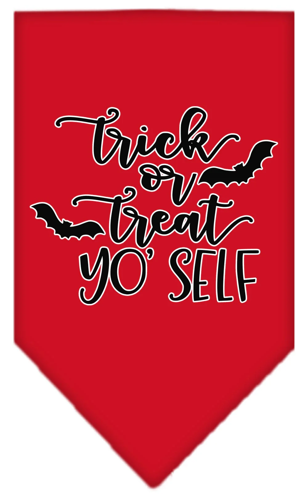 Halloween Pet and Dog Bandana Screen Printed, "Trick Or Treat Yo' Self" - Image 7