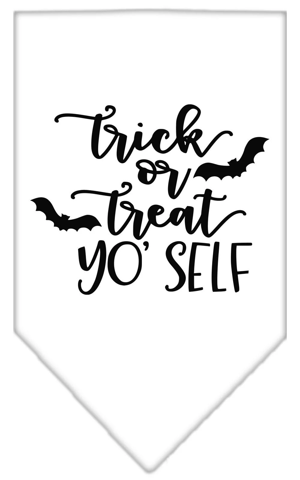 Halloween Pet and Dog Bandana Screen Printed, "Trick Or Treat Yo' Self" - Image 8