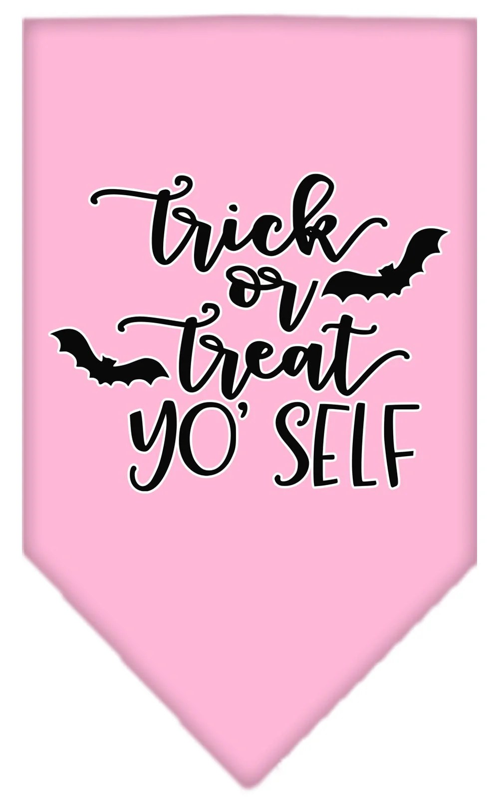 Halloween Pet and Dog Bandana Screen Printed, "Trick Or Treat Yo' Self" - Image 9
