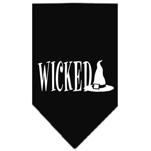Halloween Pet and Dog Bandana Screen Printed, "Wicked" - Image 2