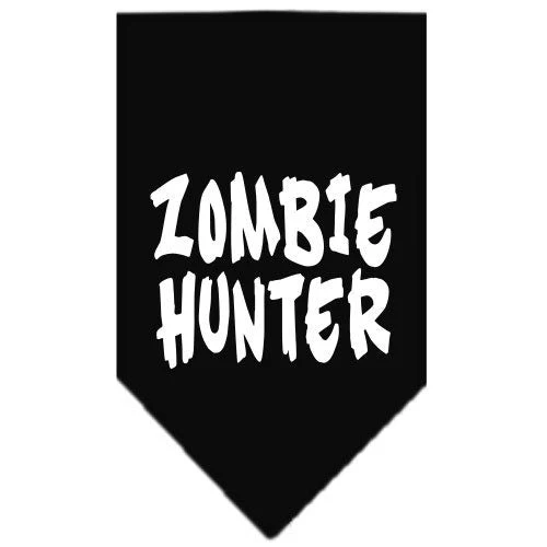 Halloween Pet and Dog Bandana Screen Printed, "Zombie Hunter" - Image 2