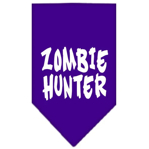 Halloween Pet and Dog Bandana Screen Printed, "Zombie Hunter" - Image 3