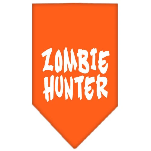 Halloween Pet and Dog Bandana Screen Printed, "Zombie Hunter" - Image 4