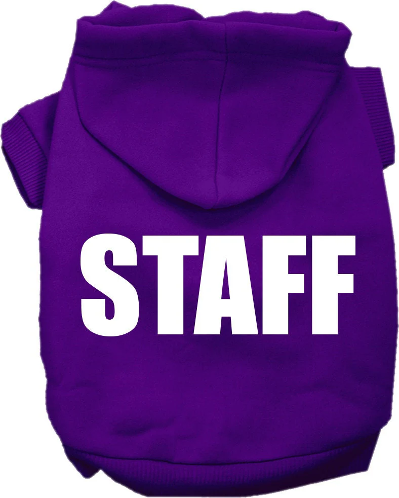 Halloween Pet Costume Hoodie Screen Printed, "Staff" - Image 8