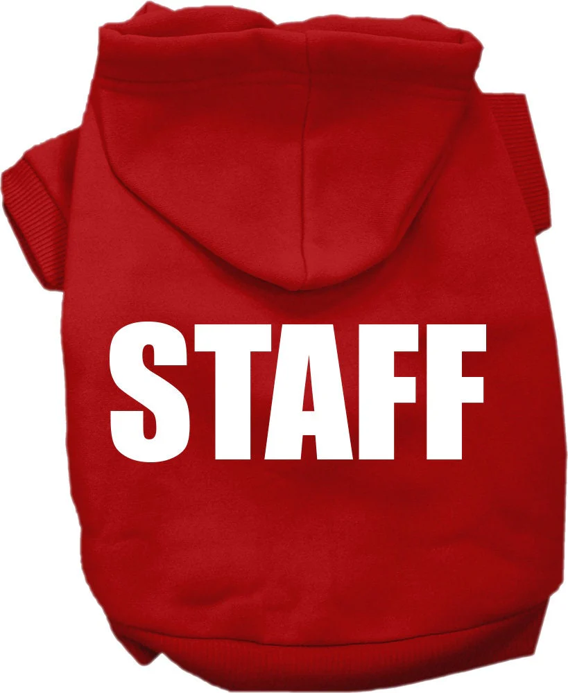 Halloween Pet Costume Hoodie Screen Printed, "Staff" - Image 9