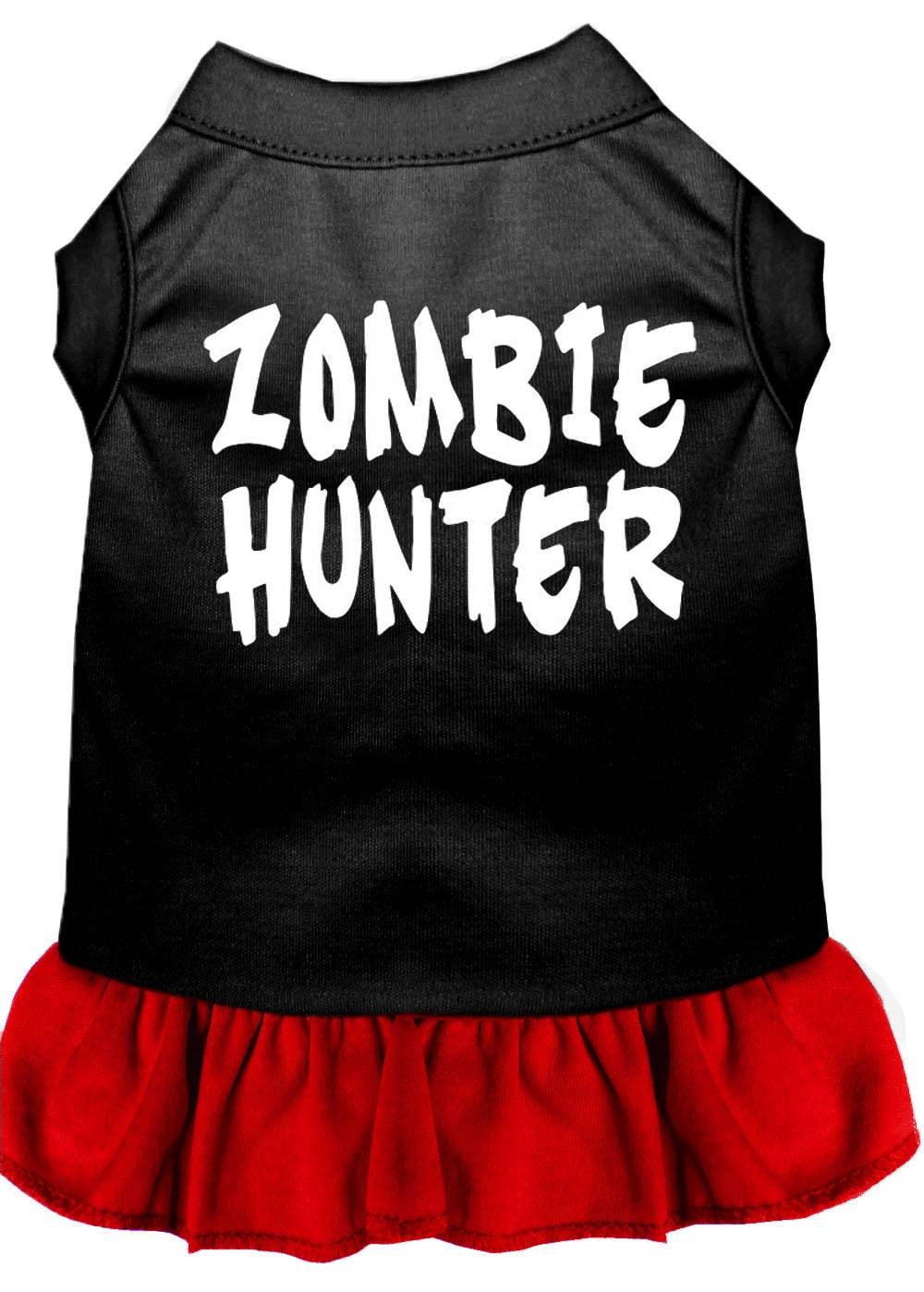 Halloween Pet Dog & Cat Dress Screen Printed, "Zombie Hunter" - Image 10