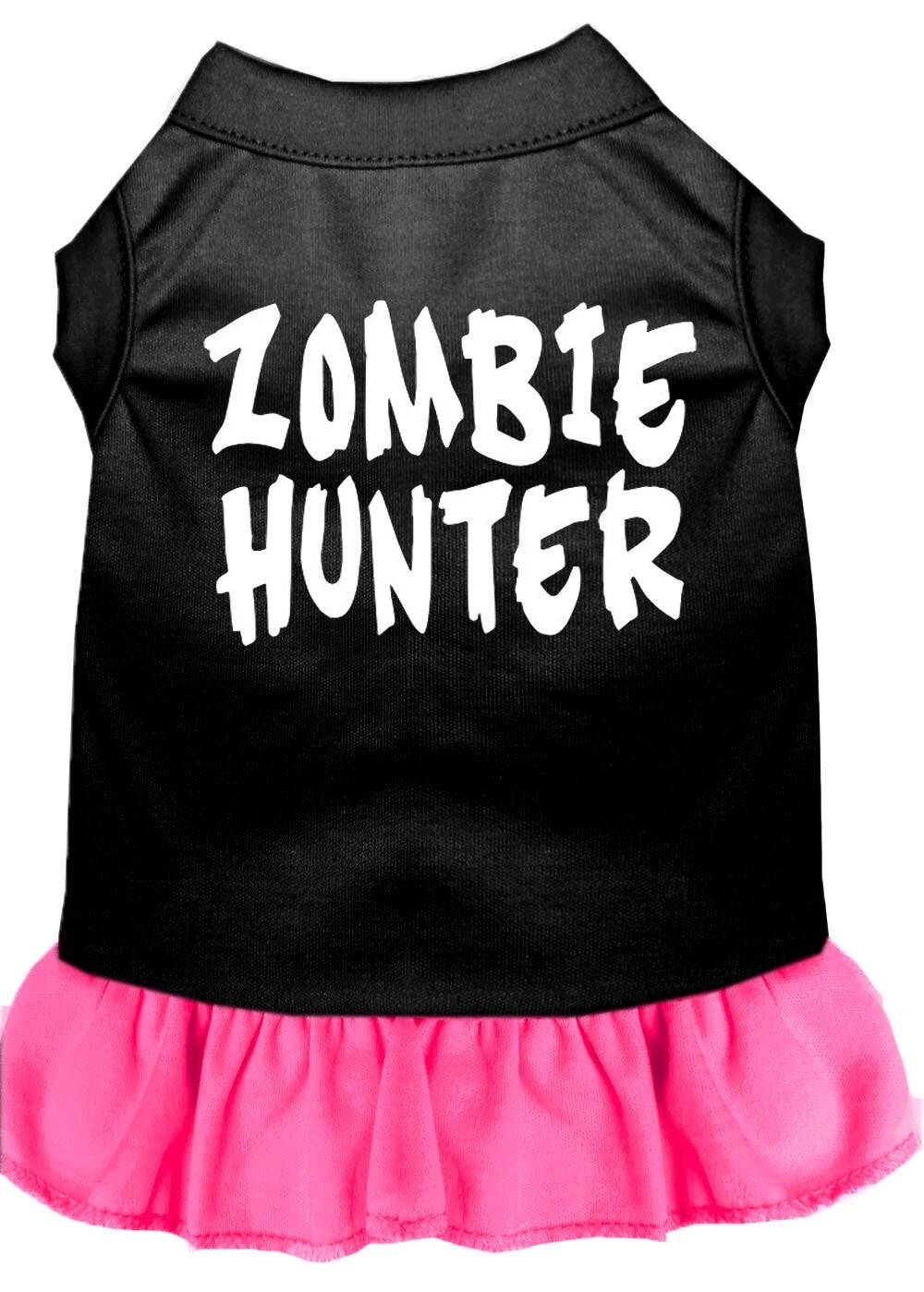 Halloween Pet Dog & Cat Dress Screen Printed, "Zombie Hunter" - Image 8