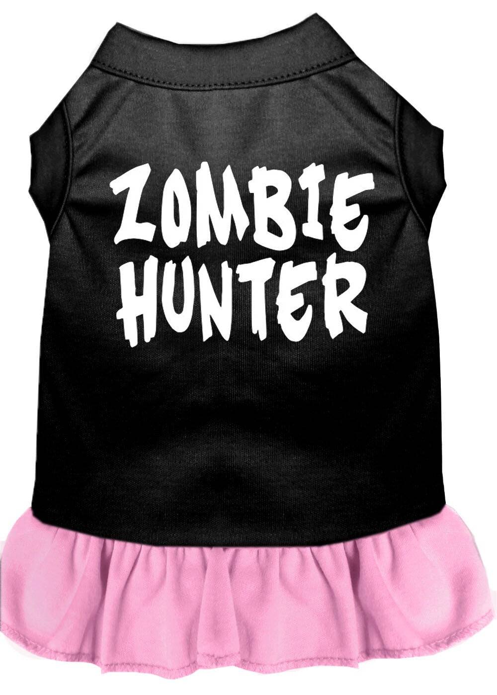Halloween Pet Dog & Cat Dress Screen Printed, "Zombie Hunter" - Image 9