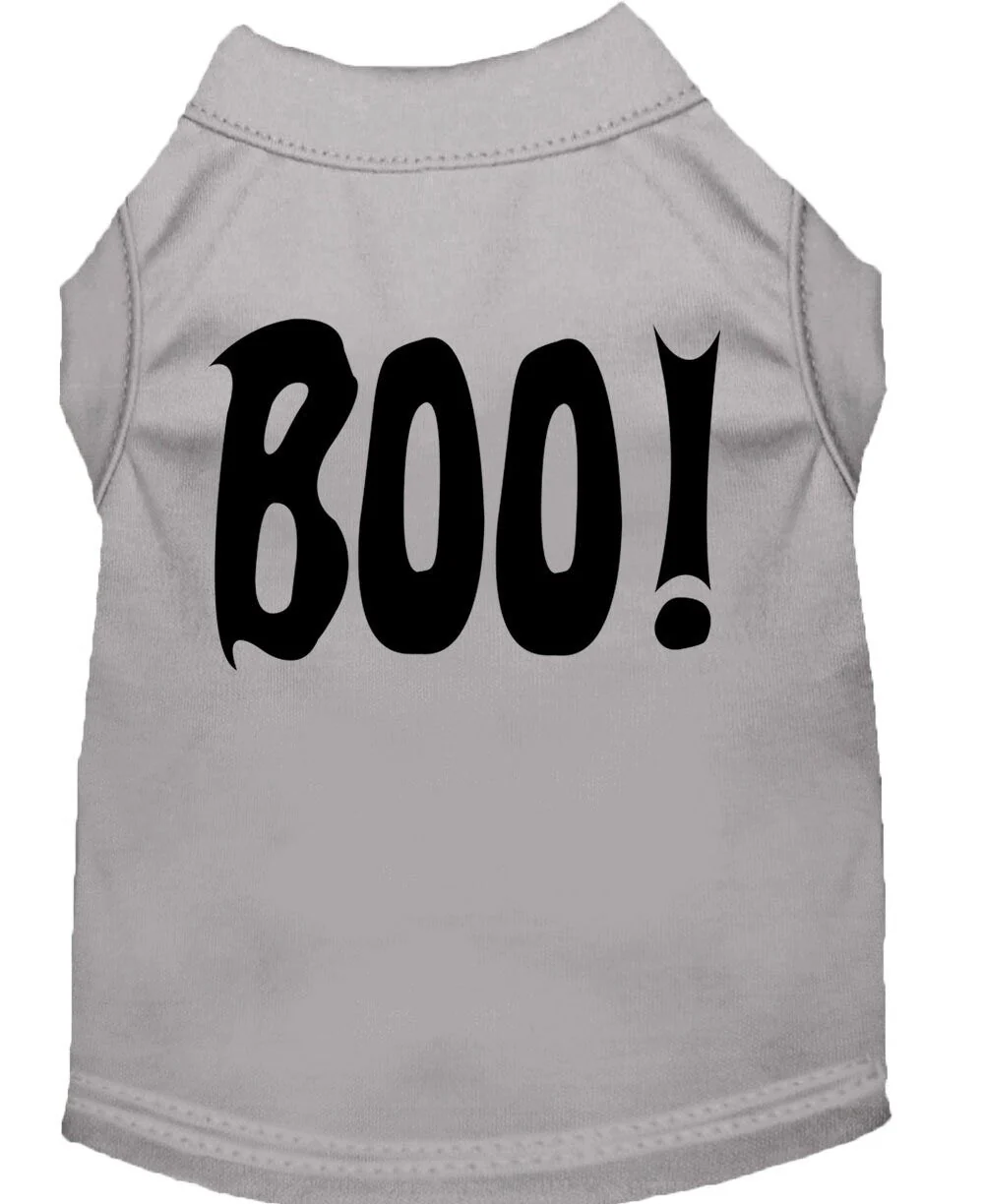Halloween Pet Dog & Cat Shirt Screen Printed, "Boo!" - Image 3