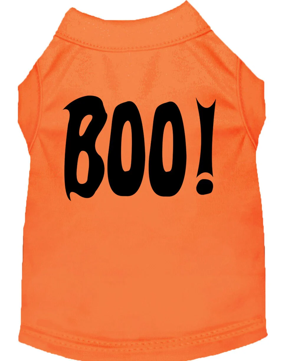 Halloween Pet Dog & Cat Shirt Screen Printed, "Boo!" - Image 4