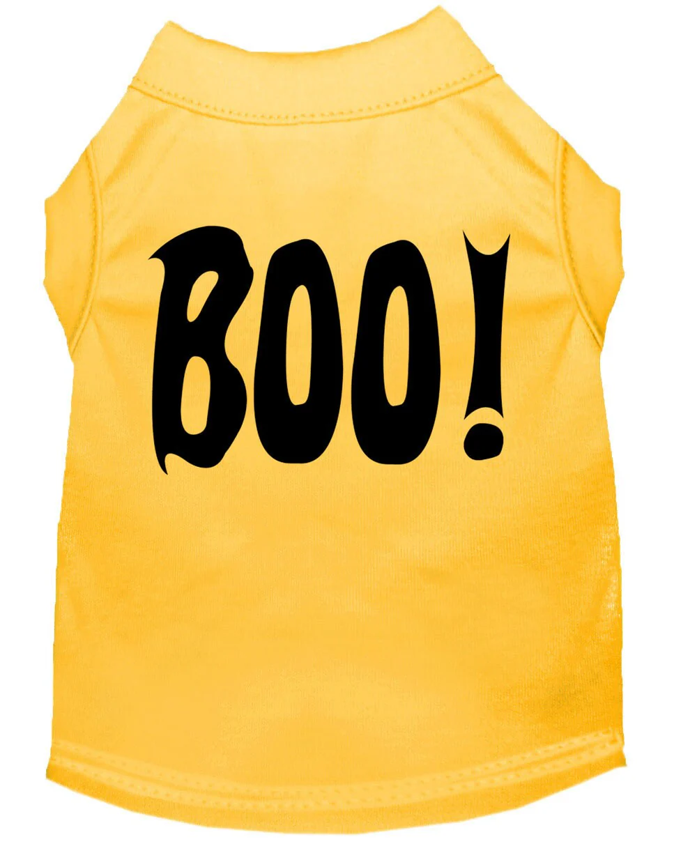 Halloween Pet Dog & Cat Shirt Screen Printed, "Boo!" - Image 6