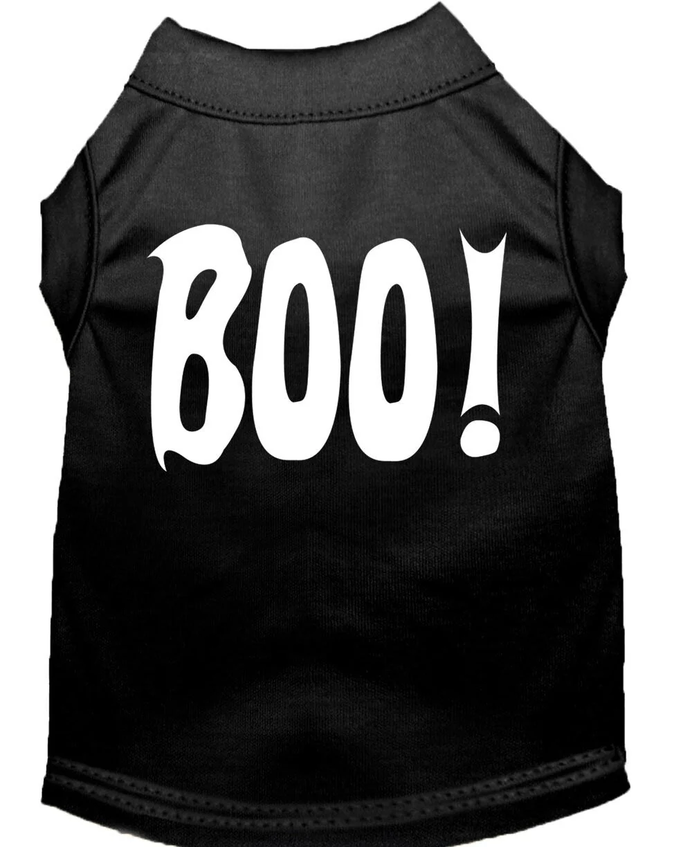 Halloween Pet Dog & Cat Shirt Screen Printed, "Boo!" - Image 7