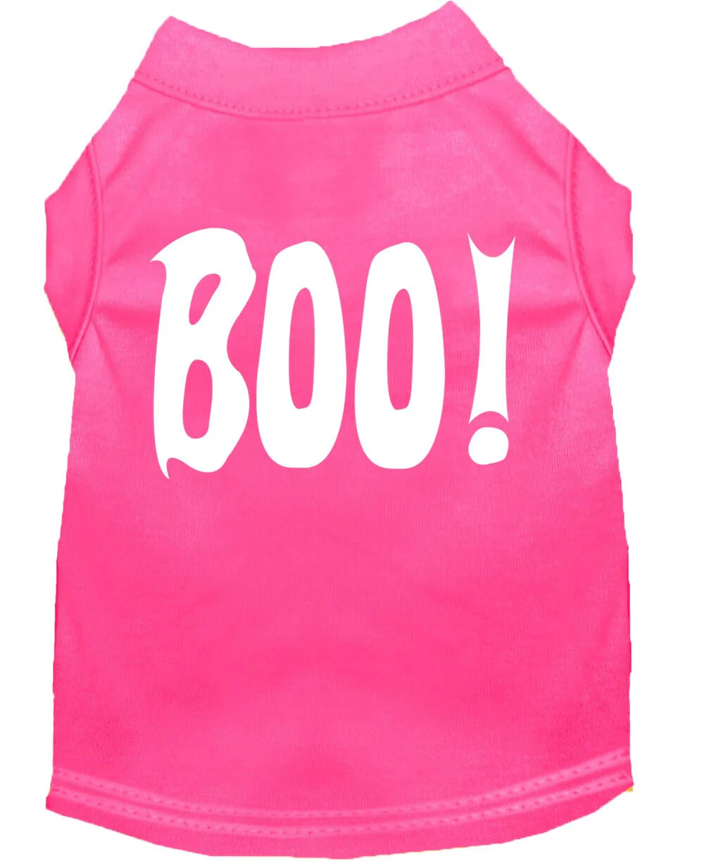 Halloween Pet Dog & Cat Shirt Screen Printed, "Boo!" - Image 9