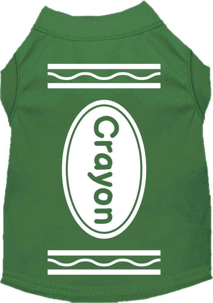 Halloween Pet Dog & Cat Shirt Screen Printed, "Crayon" - Image 10