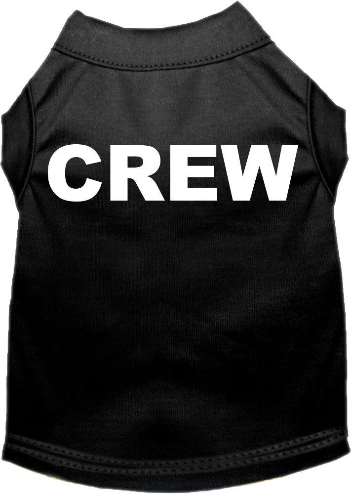 Halloween Pet Dog & Cat Shirt Screen Printed, "Crew Costume" - Image 3