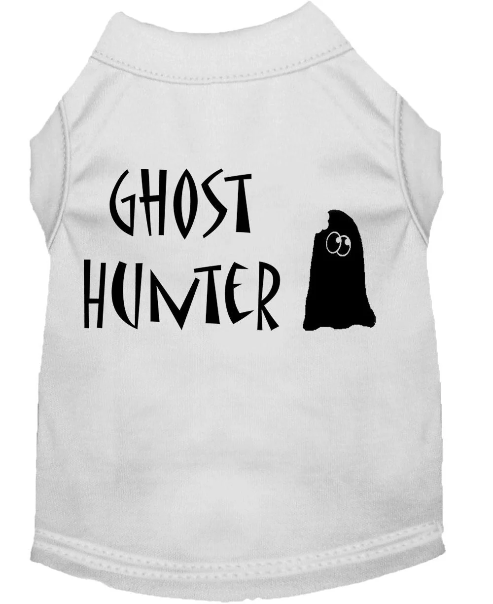 Halloween Pet Dog & Cat Shirt Screen Printed, "Ghost Hunter" - Image 5