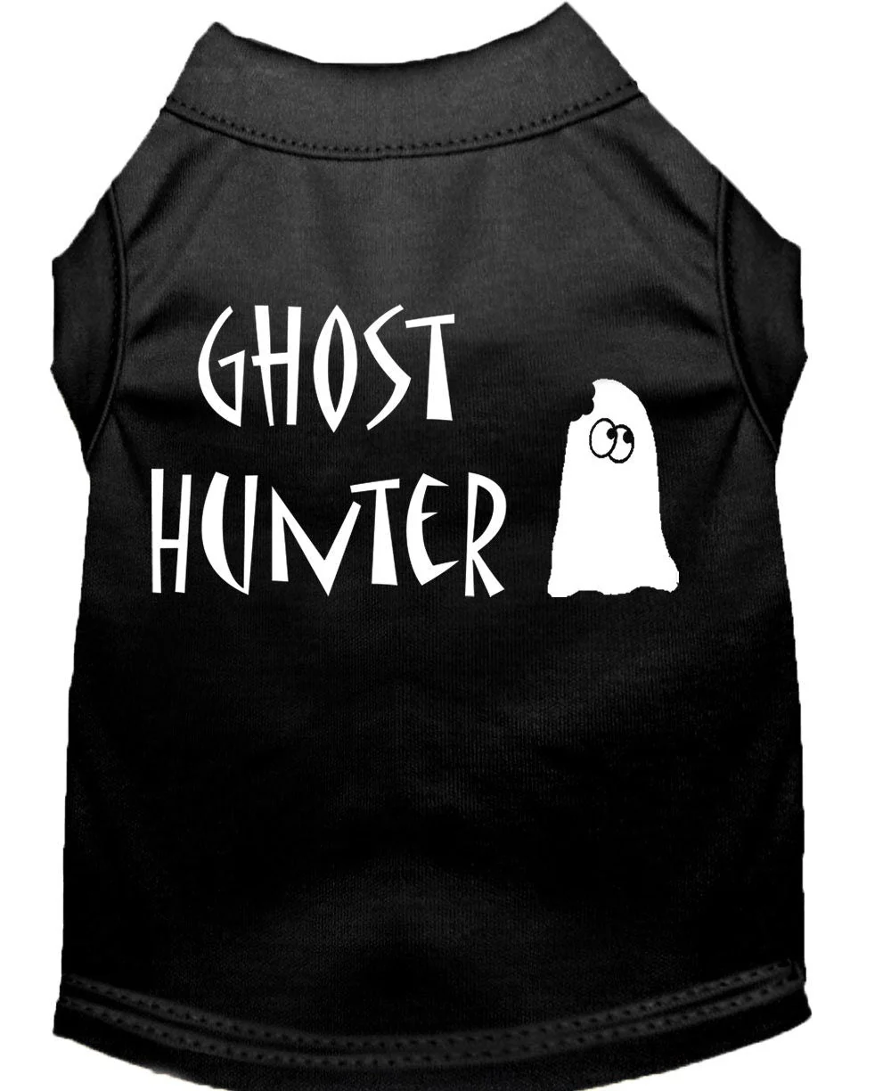 Halloween Pet Dog & Cat Shirt Screen Printed, "Ghost Hunter" - Image 6