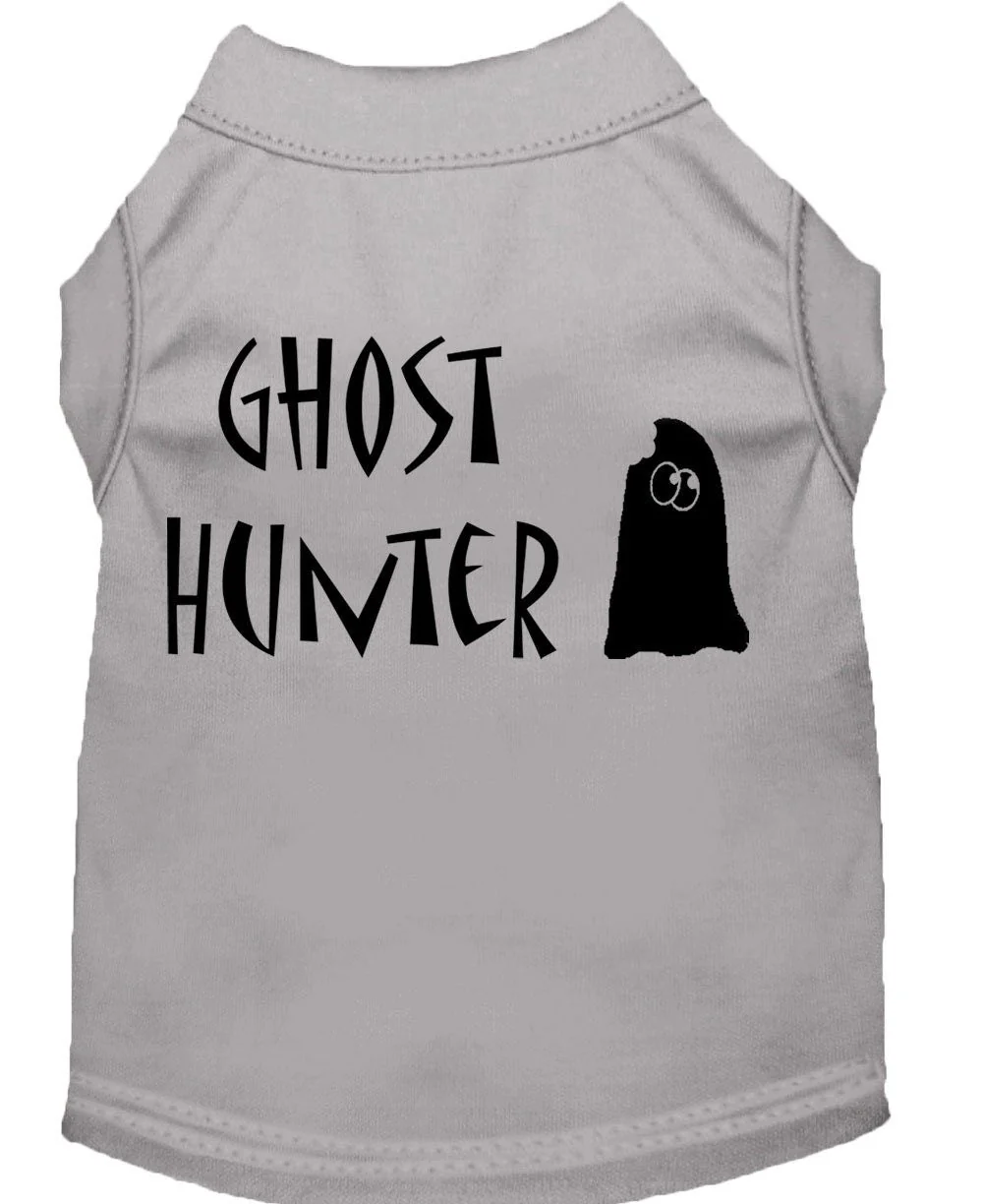 Halloween Pet Dog & Cat Shirt Screen Printed, "Ghost Hunter" - Image 8