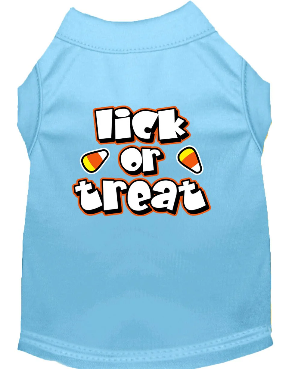 Halloween Pet Dog & Cat Shirt Screen Printed, "Lick or Treat" - Image 10