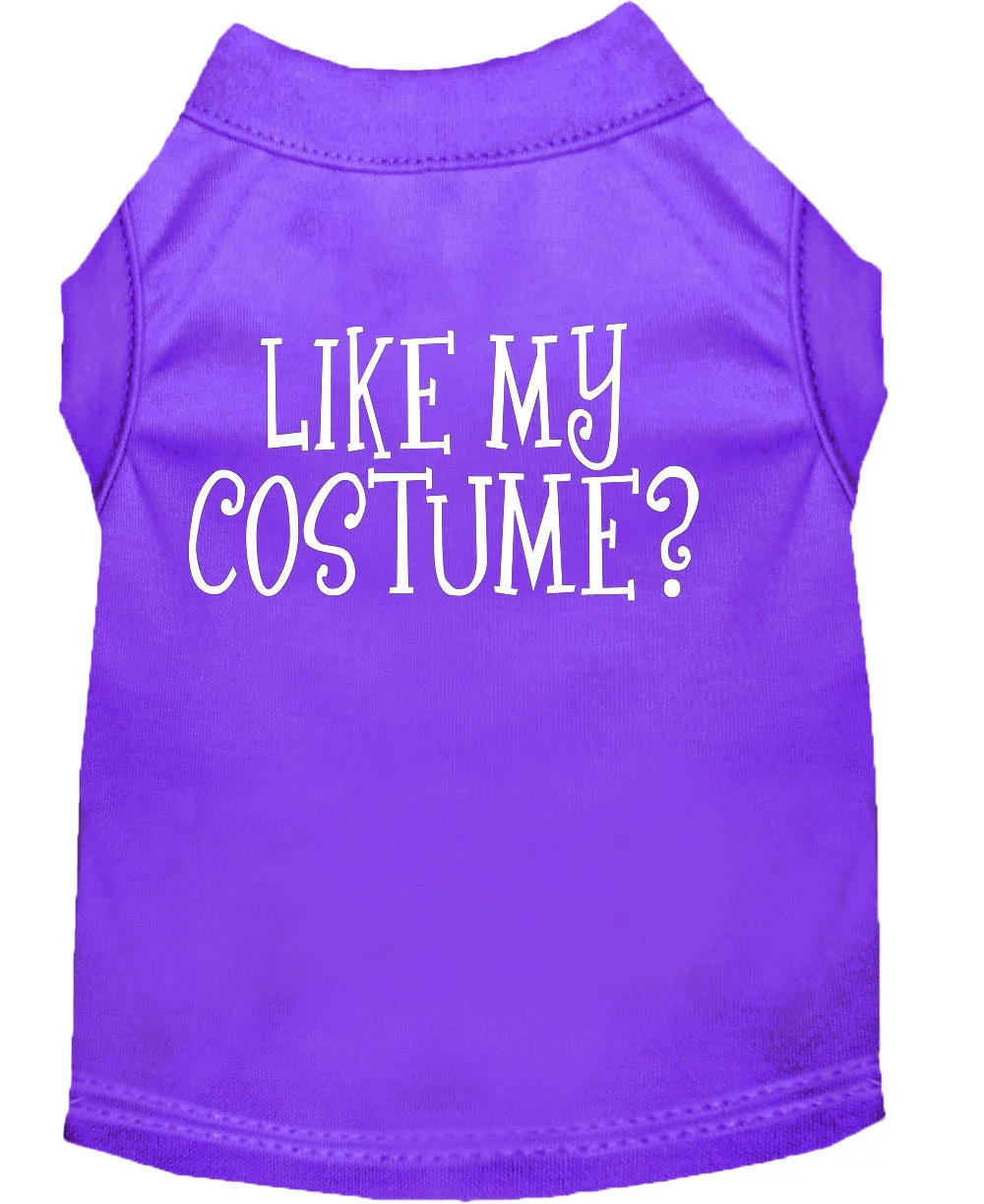 Halloween Pet Dog & Cat Shirt Screen Printed, "Like My Costume?" - Image 9