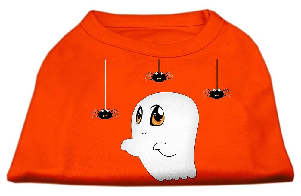 Halloween Pet Dog & Cat Shirt Screen Printed, "Sammy the Ghost" - Image 7