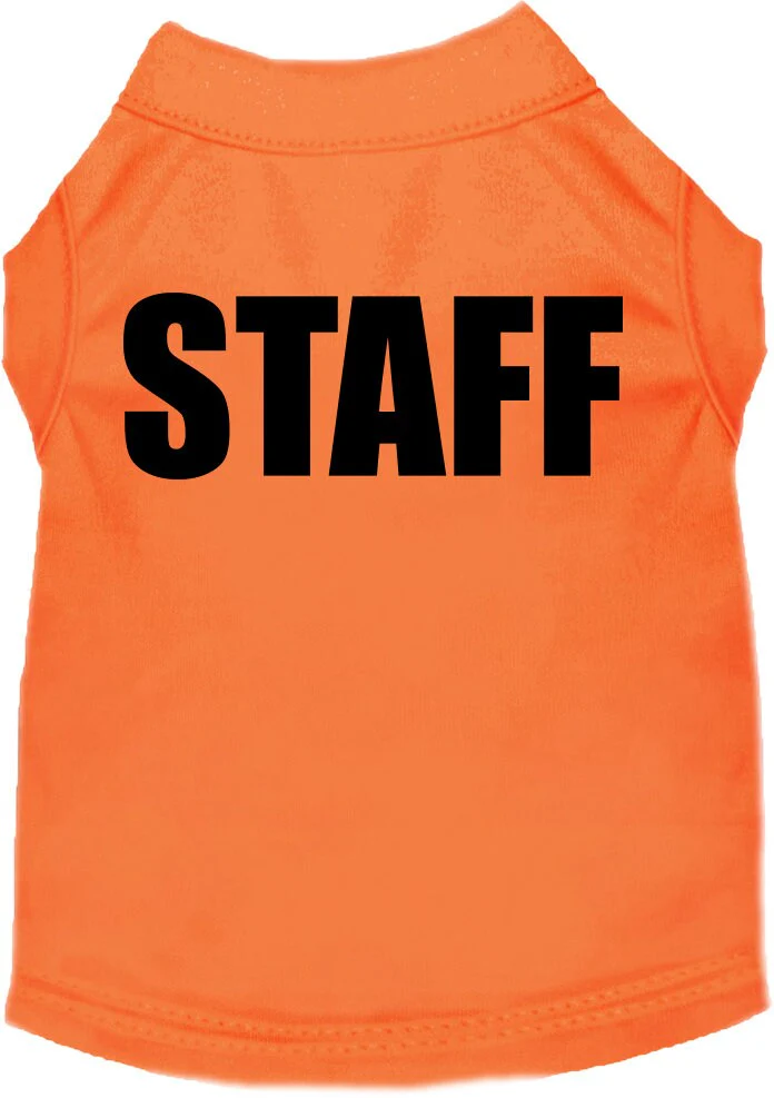 Halloween Pet Dog & Cat Shirt Screen Printed, "Staff Costume" - Image 10