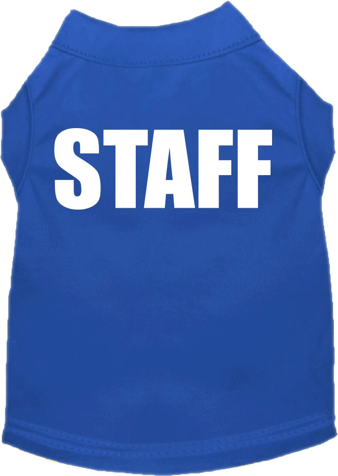 Halloween Pet Dog & Cat Shirt Screen Printed, "Staff Costume" - Image 5