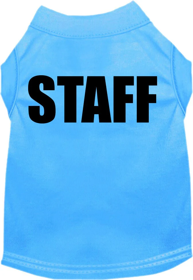 Halloween Pet Dog & Cat Shirt Screen Printed, "Staff Costume" - Image 6