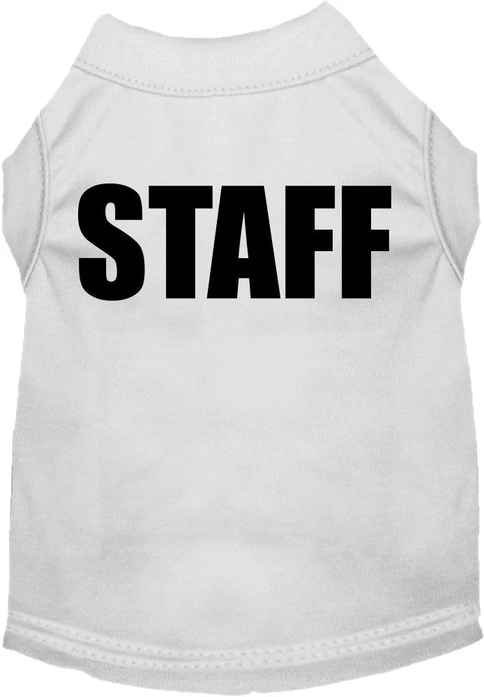 Halloween Pet Dog & Cat Shirt Screen Printed, "Staff Costume" - Image 8