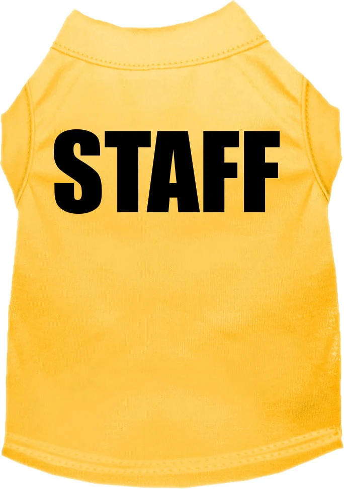 Halloween Pet Dog & Cat Shirt Screen Printed, "Staff Costume" - Image 9