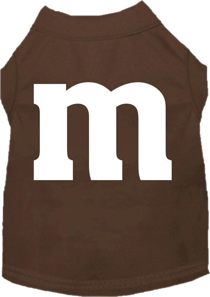 Halloween Pet Dog & Cat Shirt Screen Printed, "The M Costume" - Image 4