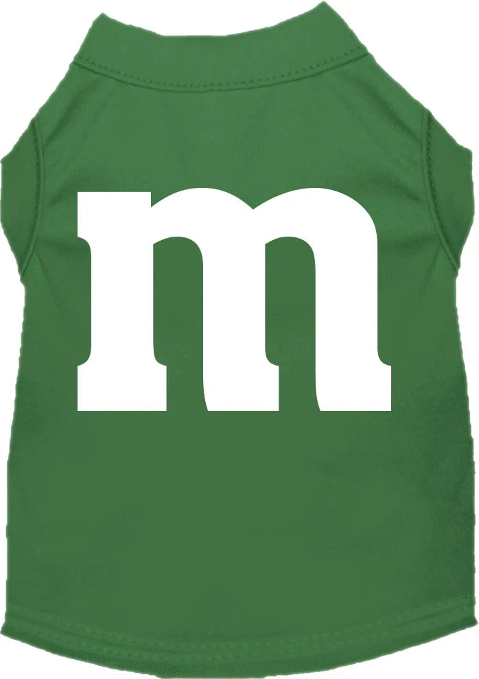 Halloween Pet Dog & Cat Shirt Screen Printed, "The M Costume" - Image 5