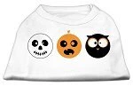 Halloween Pet Dog & Cat Shirt Screen Printed, "The Spook Trio" - Image 3