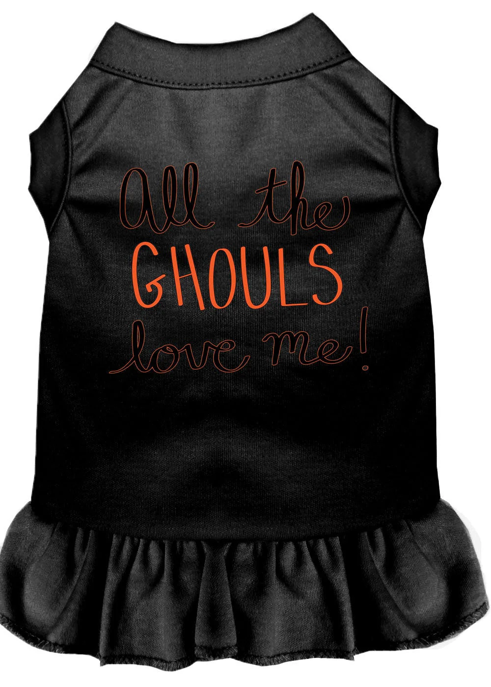 Halloween Pet Dress "All The Ghouls Love Me" - Image 3