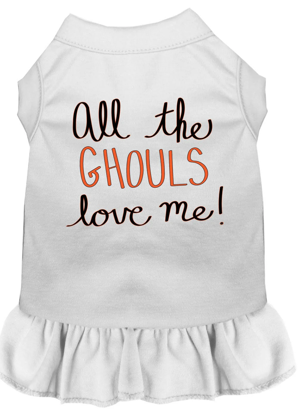 Halloween Pet Dress "All The Ghouls Love Me" - Image 4