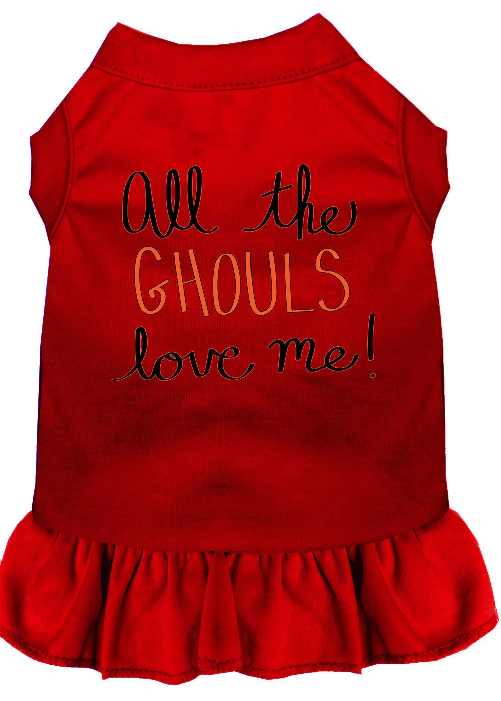 Halloween Pet Dress "All The Ghouls Love Me" - Image 8