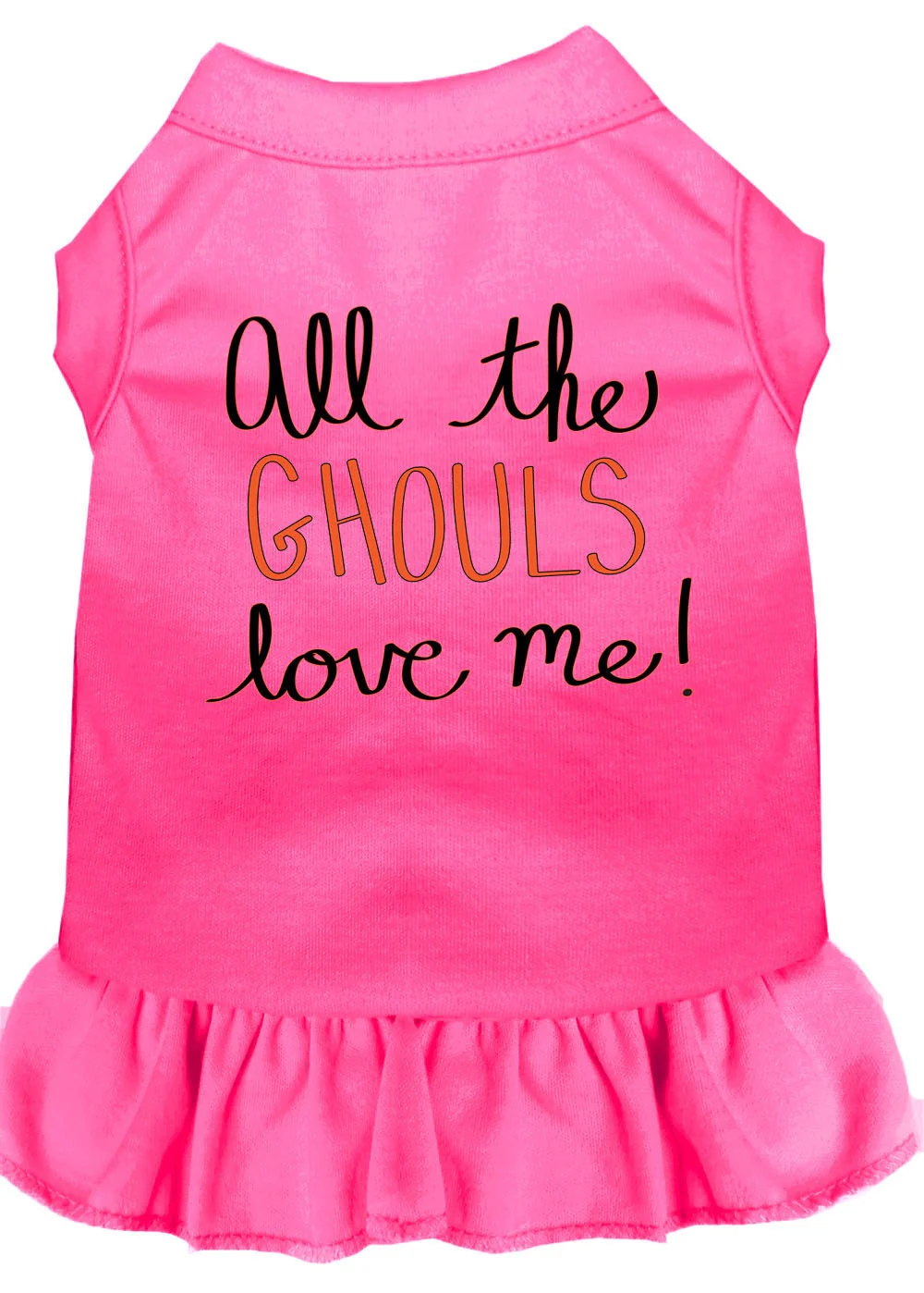 Halloween Pet Dress "All The Ghouls Love Me" - Image 9