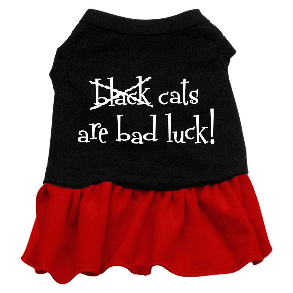 Halloween Pet Dress "Black Cats Are Bad Luck" - Image 4